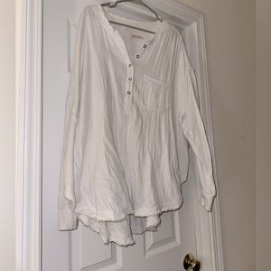 Free People Palo Santo pullover, size M, white